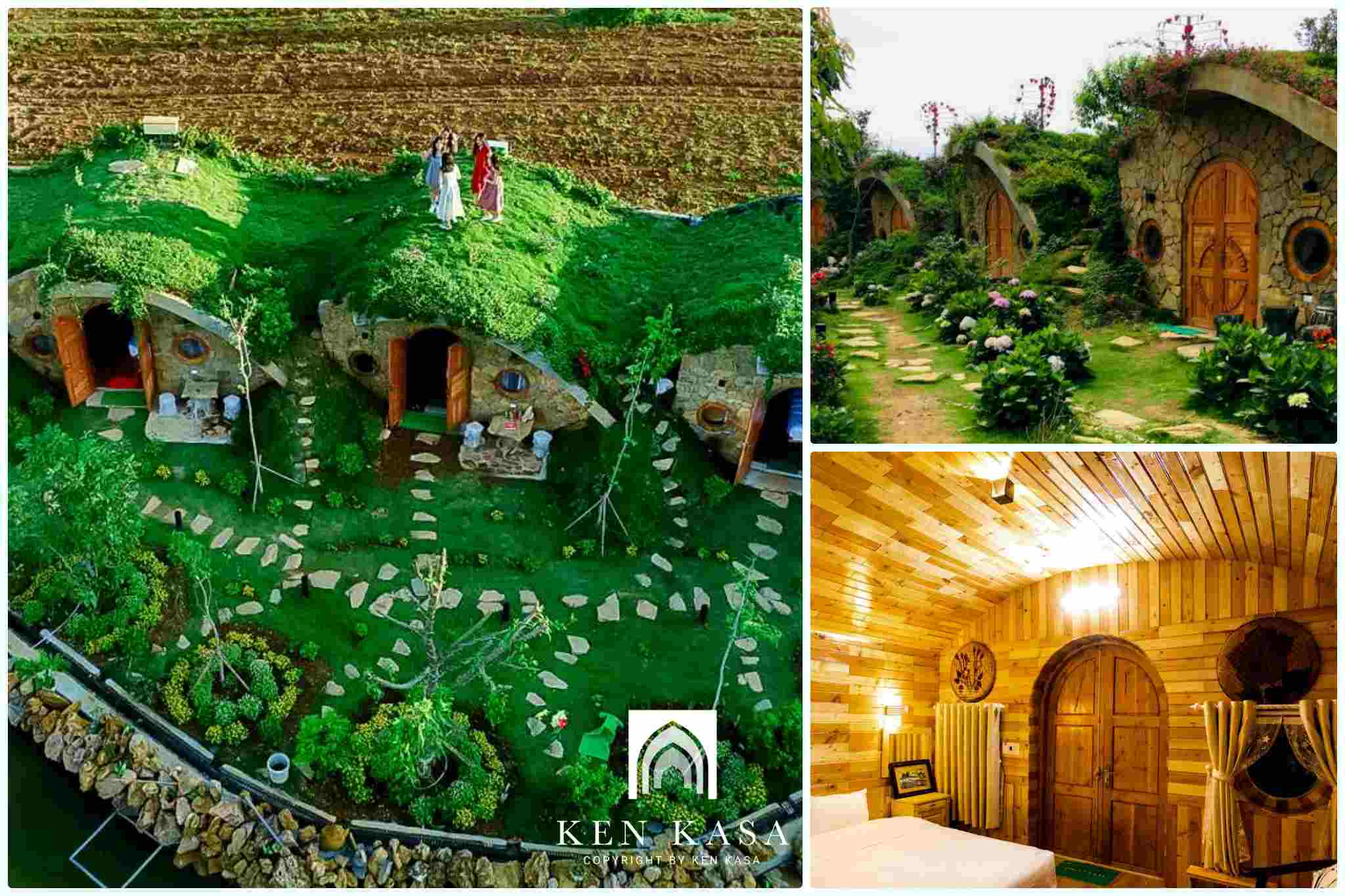 Mẫu nhà homestay độc đáo Mộc Châu Hobbiton